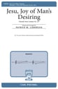 Jesu Joy of Man's Desiring Two-Part choral sheet music cover